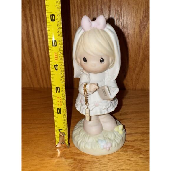 1989 Precious Moments "This Day Made In Heaven" 523496 Confirmation Girl - Picture 3 of 8